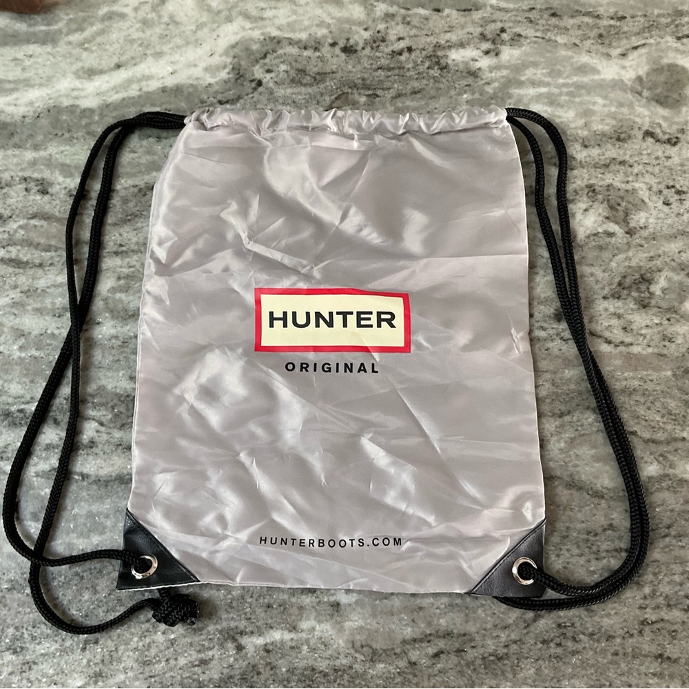 Hunter Gray Drawstring Bag/Backpack - image 3